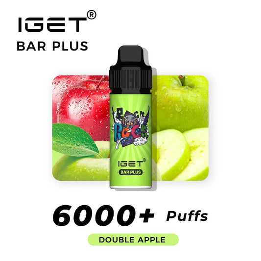 IGET Bar Plus 6000+ puffs Double Apple