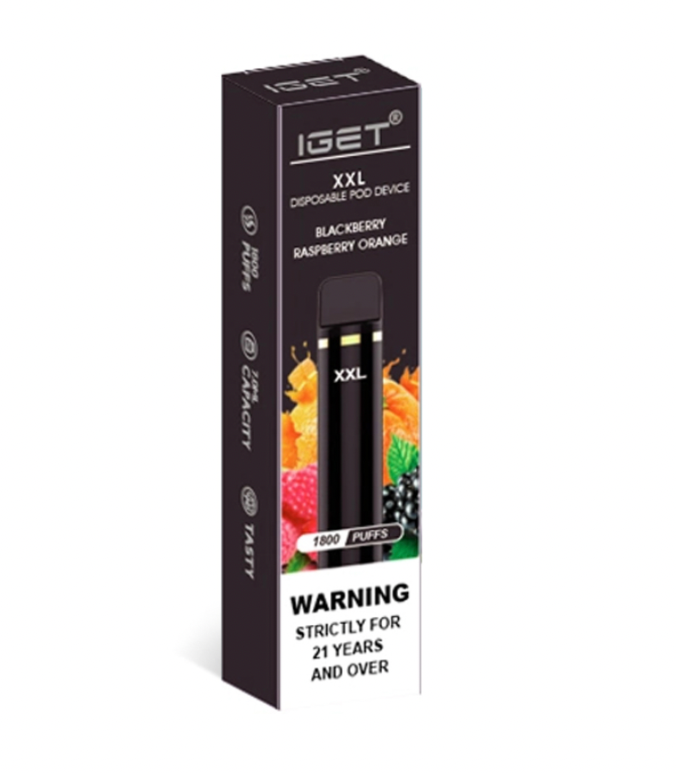 IGET BLACKBERRY RASPBERRY ORANGE - XXL VAPE