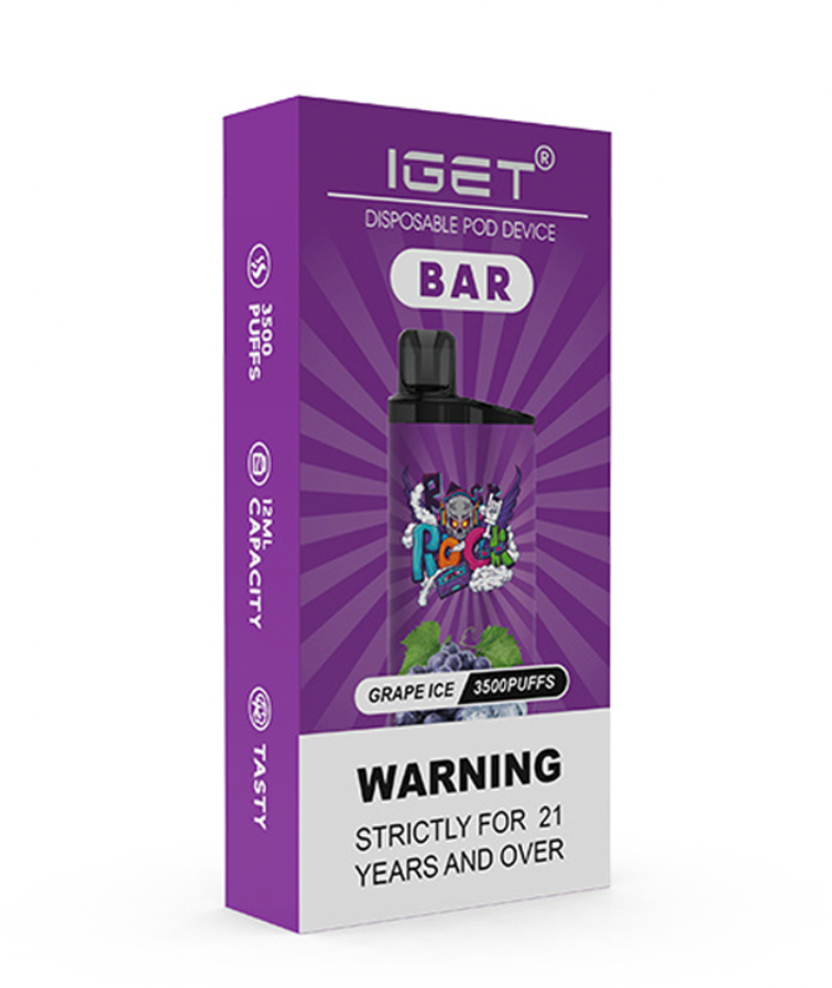 IGET GRAPE- BAR VAPE