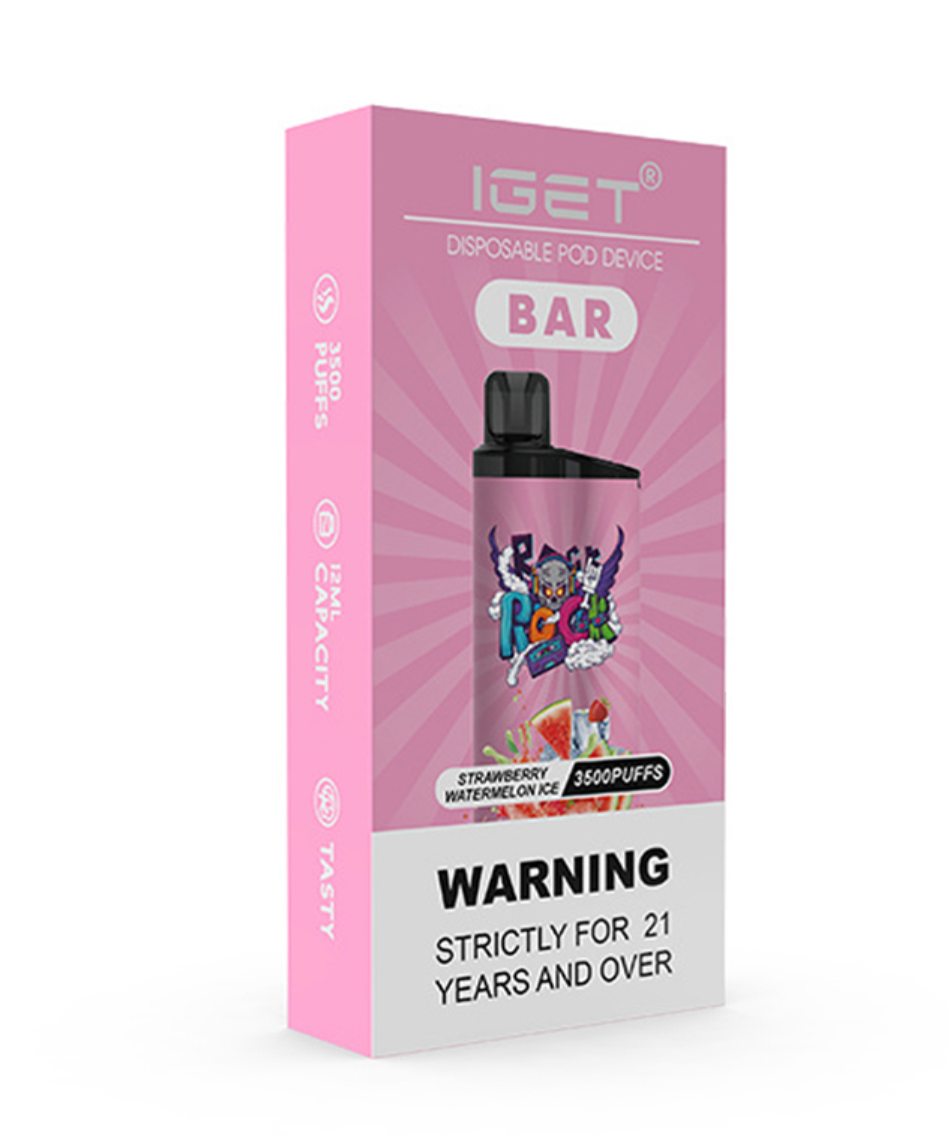 IGET STRAWBERRY WATERMELON - BAR 3500 PUFFS VAPE