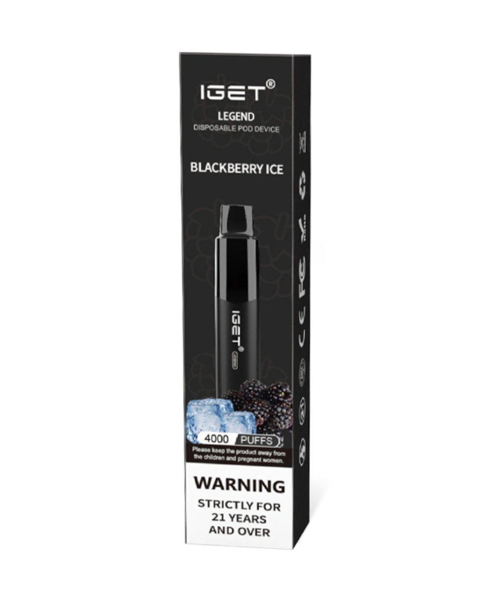 IGET Legend Blackberry 4000 Puffs