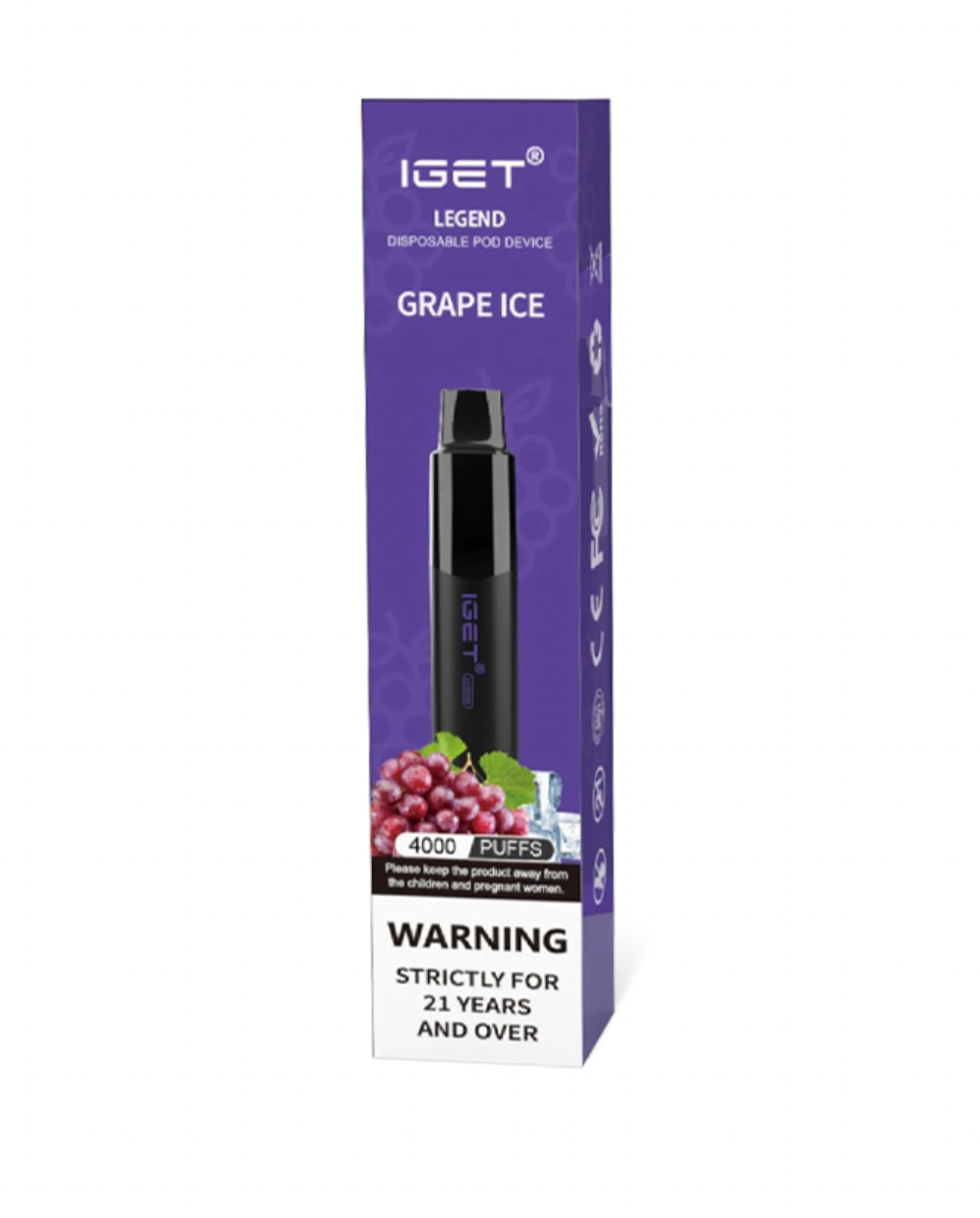 IGET Legend Grape 4000 Puffs