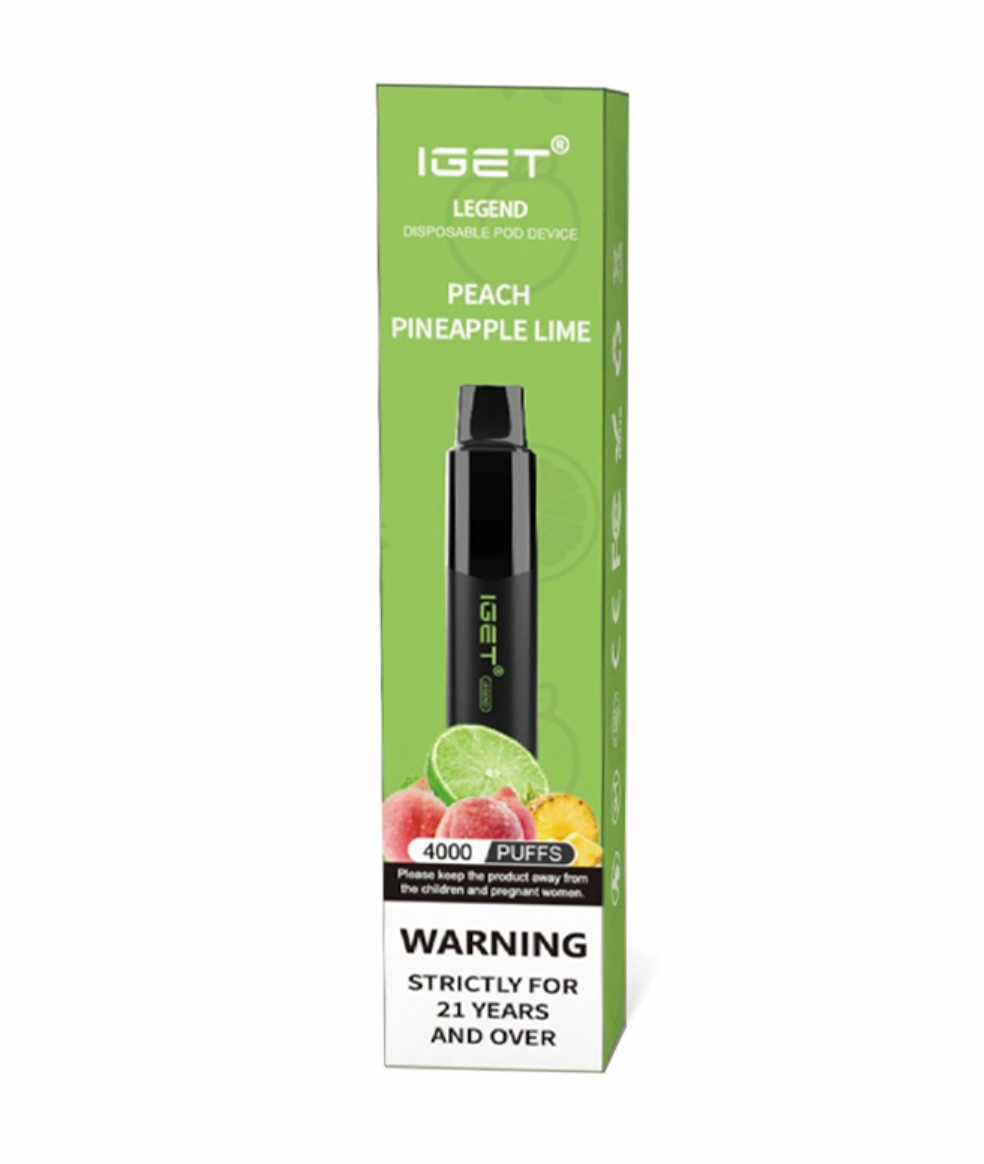 IGET Legend Peach Pineapple Lime 4000 Puffs