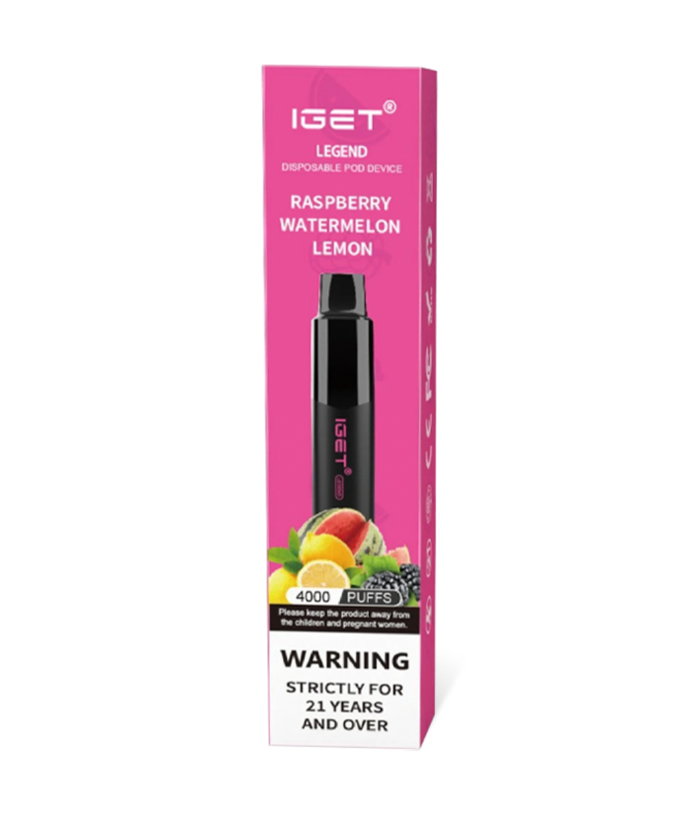 IGET Legend Raspberry Watermelon Lemon 4000 Puffs