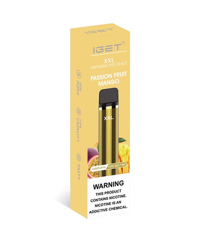 IGET Passion Fruit Mango - XXL DISPOSABLE VAPE