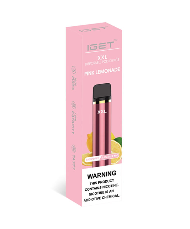 IGET Pink Lemonade - XXL DISPOSABLE VAPE