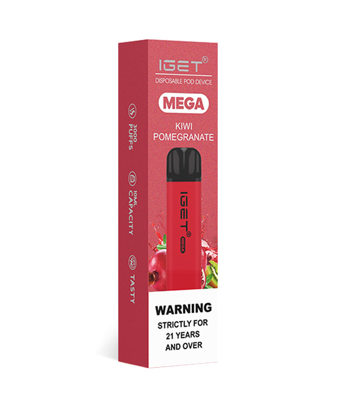 IGET KIWI POMEGRANTE- MEGA DISPOSABLE VAPE